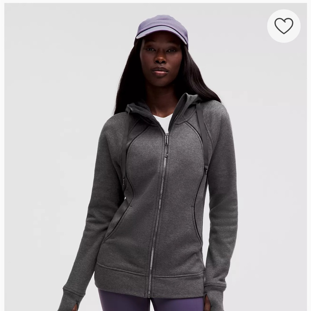 Lululemon Gray Zip-Up Hoodie
